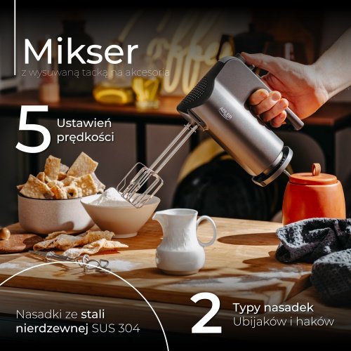 Adler mikseris ar piederumiem