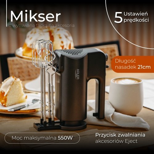 Adler mikseris ar piederumiem