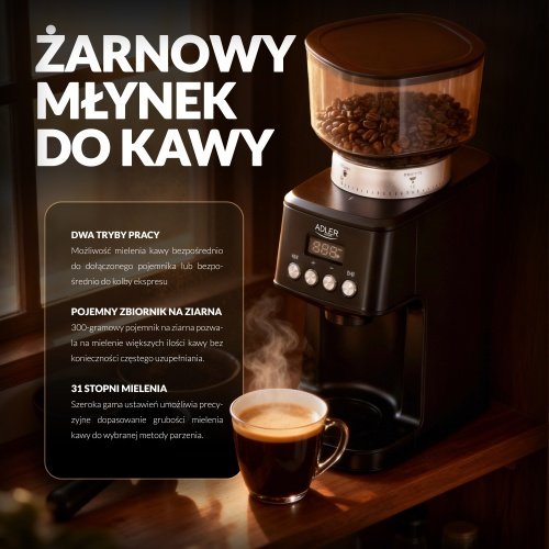 Kafijas dzirnaviņas ar asmeņiem