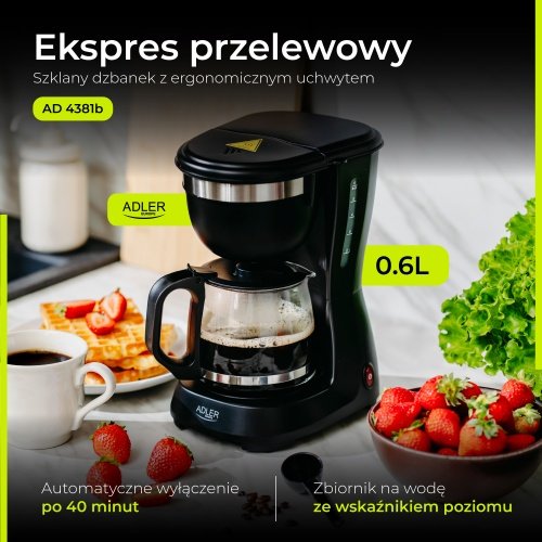 Pilienveida kafijas automāts 0.6l