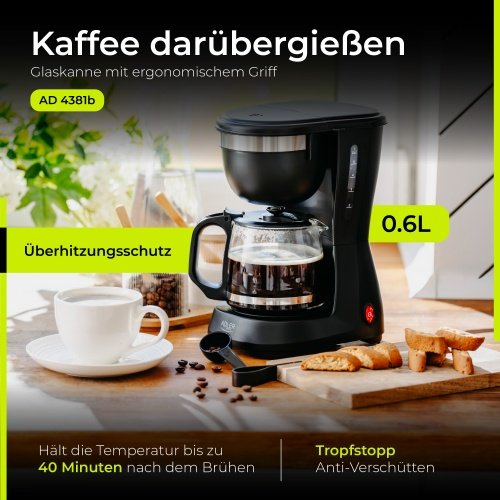 Pilienveida kafijas automāts 0.6l