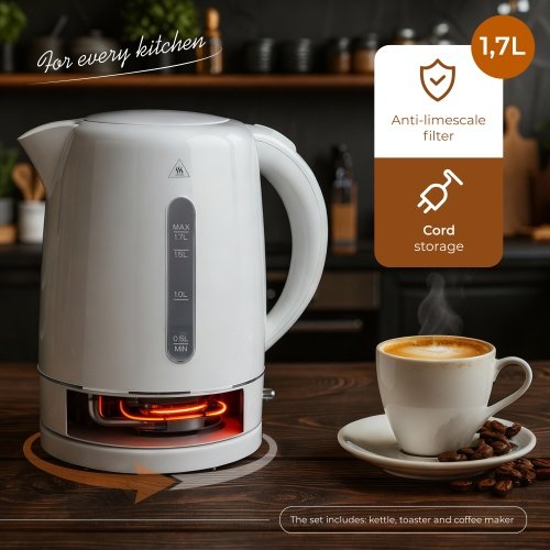 Pilienveida kafijas automāts - 1.5 litri