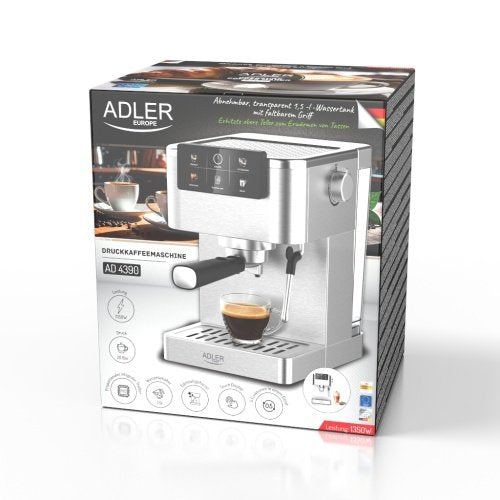 Espresso automāts 20-Bar | Thermoblock | PID | piena putotājs | 5-in-1 kafijas mašīna