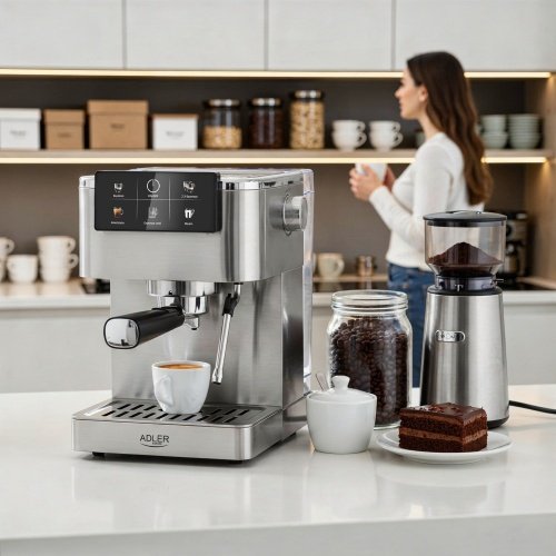 Espresso automāts 20-Bar | Thermoblock | PID | piena putotājs | 5-in-1 kafijas mašīna