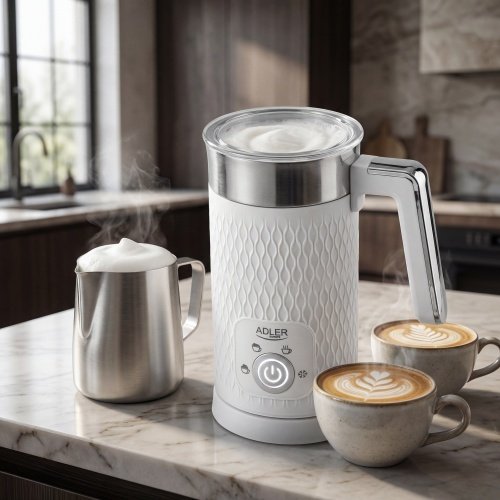 Piena putotājs balts - putotājs un sildītājs (latte un kapučino)