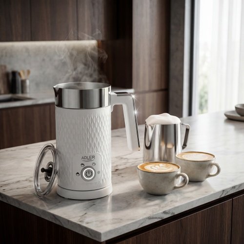 Piena putotājs balts - putotājs un sildītājs (latte un kapučino)