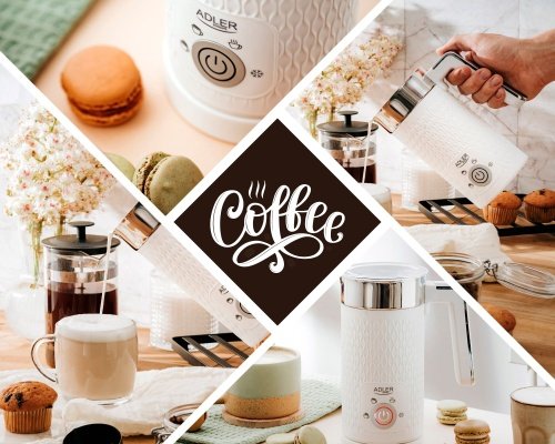 Piena putotājs balts - putotājs un sildītājs (latte un kapučino)