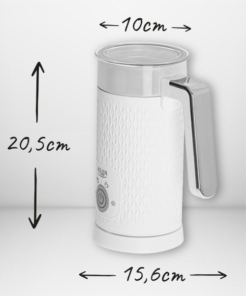 Piena putotājs balts - putotājs un sildītājs (latte un kapučino)
