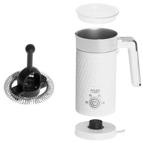 Piena putotājs balts - putotājs un sildītājs (latte un kapučino)