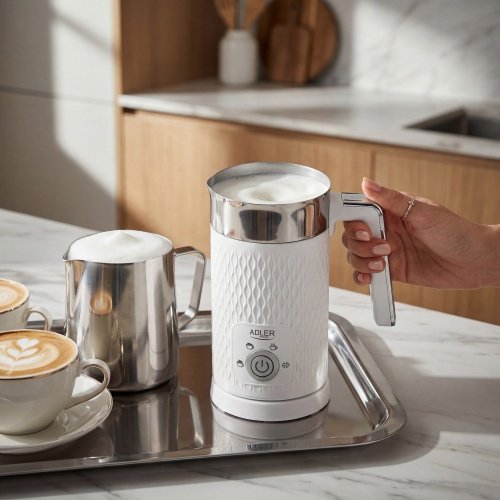 Piena putotājs balts - putotājs un sildītājs (latte un kapučino)