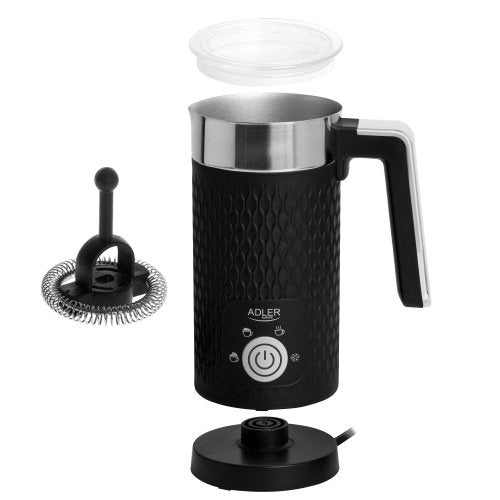 Piena putotājs melns - putotājs un sildītājs (latte un kapučino)