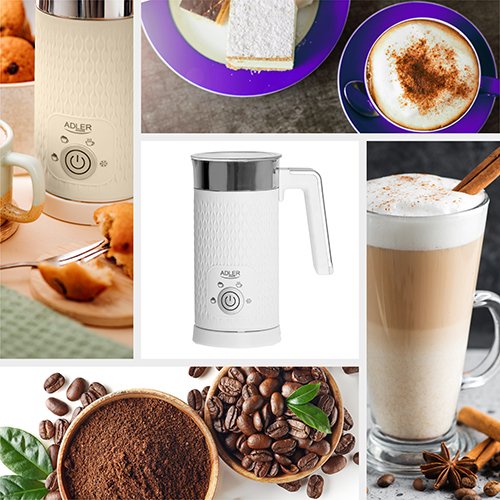 Piena putotājs - putotājs un sildītājs (latte un kapučino)