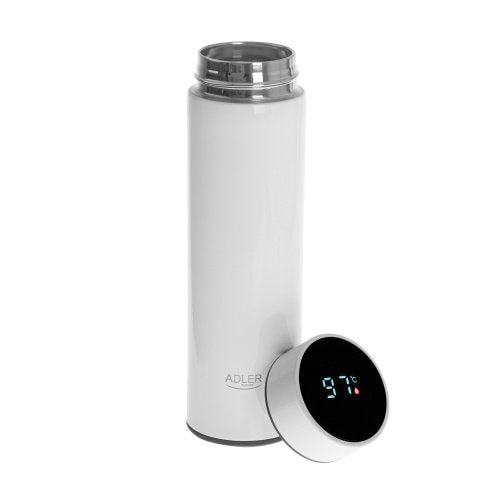 Termoskanna ar LED apgaismojumu, 473 ml, balta