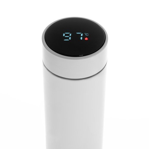 Termoskanna ar LED apgaismojumu, 473 ml, balta