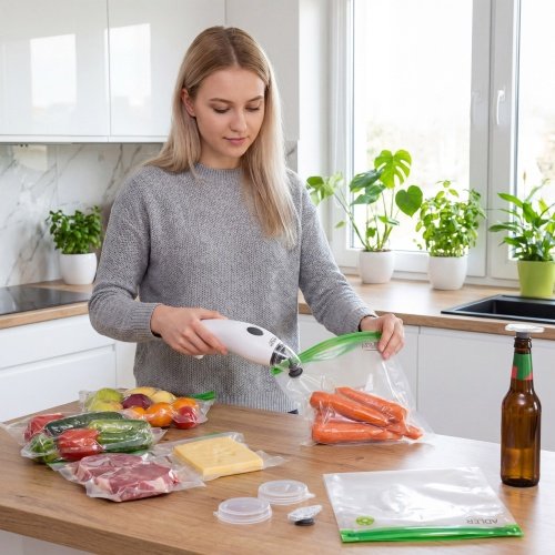 Pārtikas vakuuma iepakošanas komplekts