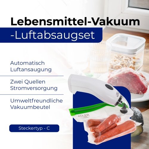 Pārtikas vakuuma iepakošanas komplekts