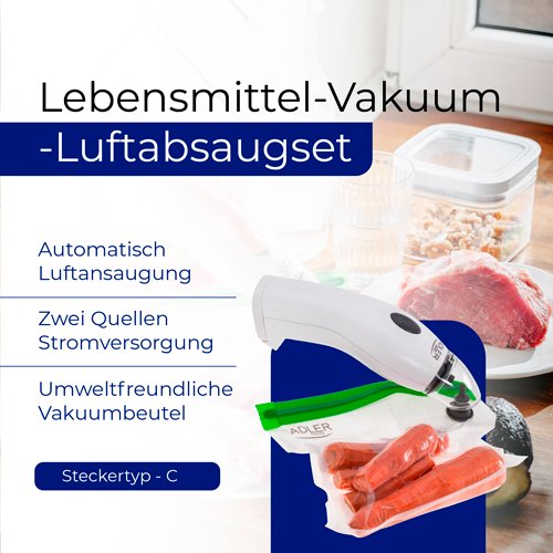 Pārtikas vakuuma iepakošanas komplekts
