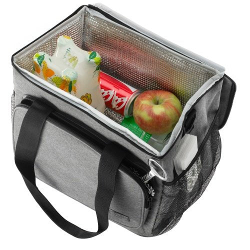 Termosoma 20 l, 5 mm bieza putu izolācija, ārējās kabatas, aizdare ar rāvējslēdzēju
