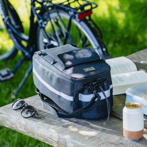 Velosipēda termomaiss 9 l, 3 mm bieza putu izolācija, atstarojoša lente, ārējā kabata,