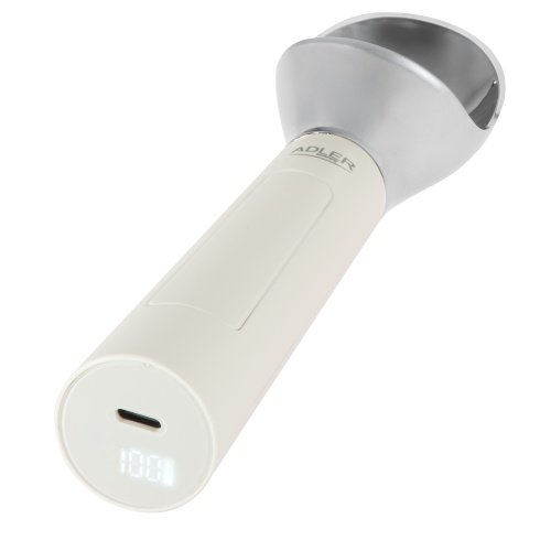 Sildāma saldējuma karote, elektriska saldējuma karote ar LED displeju, USB-C, satvēruma sensoru, 70 °C, līdz 50 porcijām ar vienu uzlādi