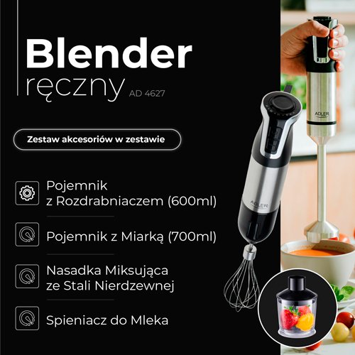 Adler blenderis Hand komplekts