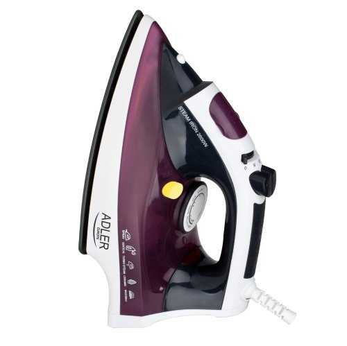 Adler gludeklis steel soleplate Max power 3000 W