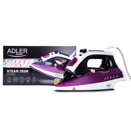 Adler gludeklis steel soleplate Max power 3000 W