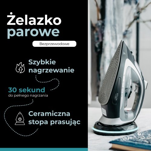 Bezvadu tvaika gludeklis