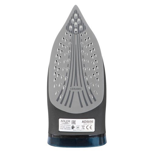 Tvaika gludeklis 2200 W, keramiskais gludināmais, tvaika impulsa režīms 110 g/min, nepārtraukta tvaika padeve 40 g/min, vertikālā gludināšana ar tvaiku, automātiskā izslēgšanās, pretpilēšanas sistēma, pretkaļķošanās sistēma, 320 ml ūdens tvertne
