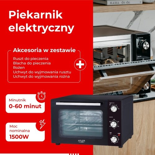 Elektriskais mini krāsns 48L