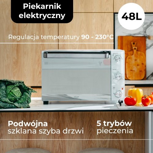 Elektriskais mini krāsns 48L