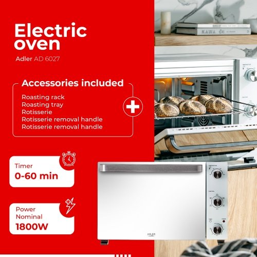 Elektriskais mini krāsns 48L