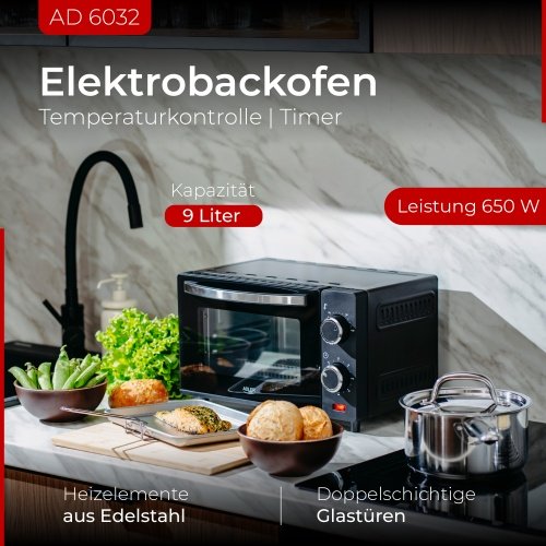 Elektriskā krāsns 9 l