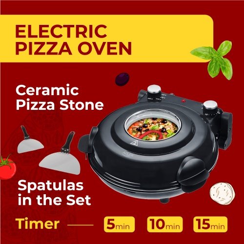 Elektriskais pizza mini krāsns