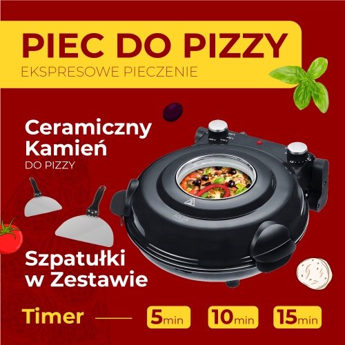 Elektriskais pizza mini krāsns