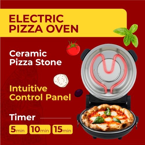Elektriskais pizza mini krāsns