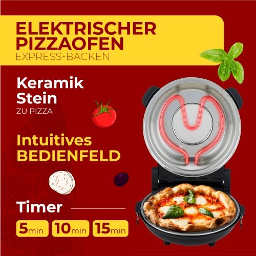 Elektriskais pizza mini krāsns