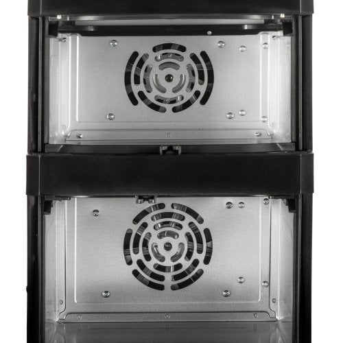 Divkāršā gaisa friteze 10 l, 2700 W, divi grozi (4 l un 6 l), neatkarīgi vadības elementi, skata logi, LED displejs, 8 programmas, 80–200 °C