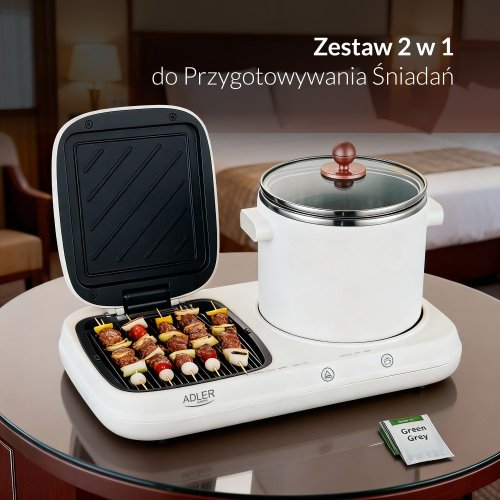 2-in-1 brokastu stacija