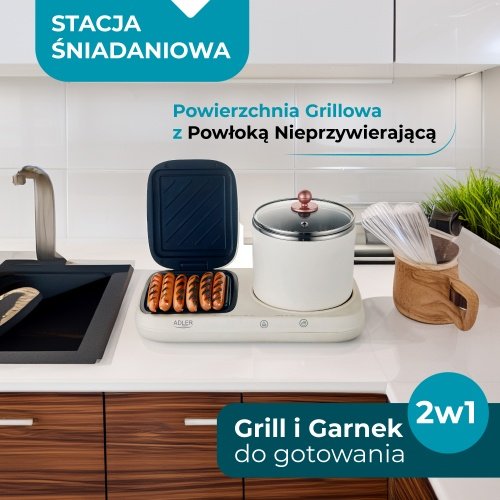 2-in-1 brokastu stacija