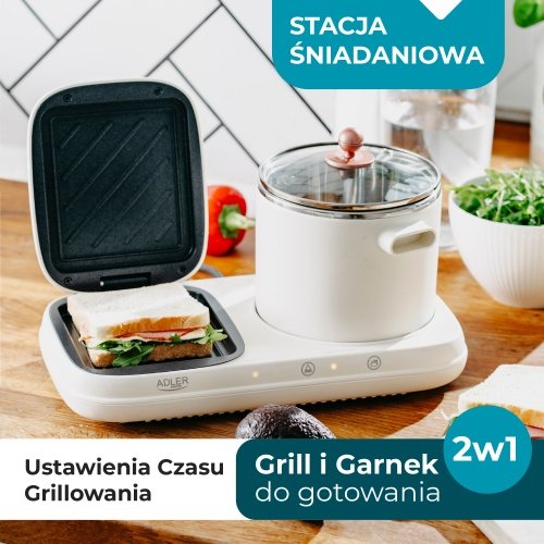 2-in-1 brokastu stacija