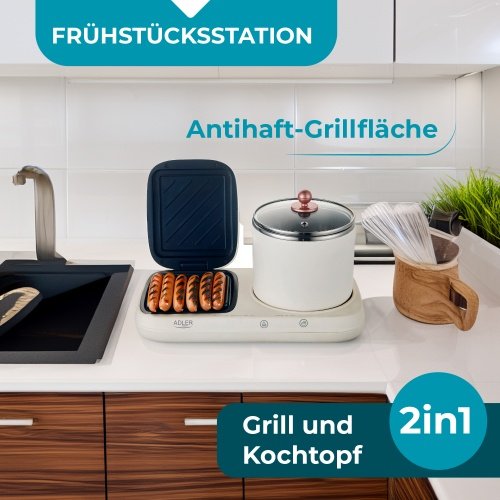 2-in-1 brokastu stacija