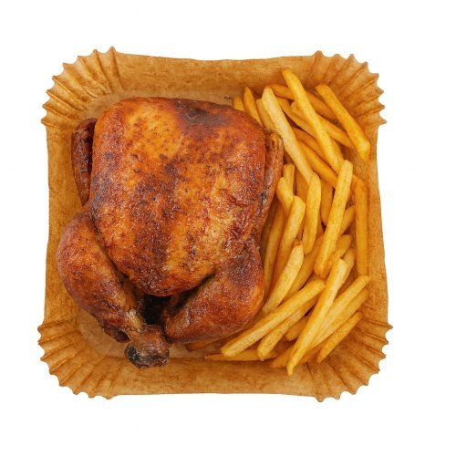 Papīra ieliktņi priekš aerogrila | 100gab | 16 cm | līdz 240°C | biodegradējoši