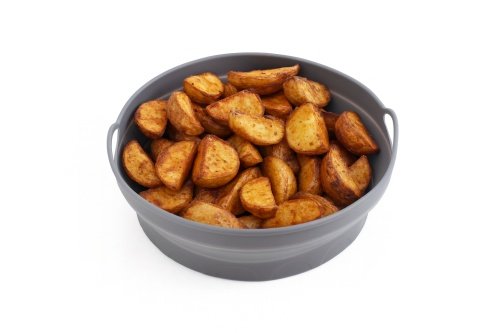 Silikona aerogrila ieliktnis | Apaļš | 20.3 cm | daudzreiz lietojams | bez BPA