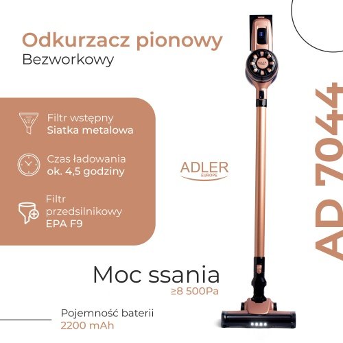 Adler putekļsūcējs bez maisa