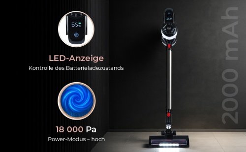 Adler putekļsūcējs bez maisa ar brushless motor tehnoloģija