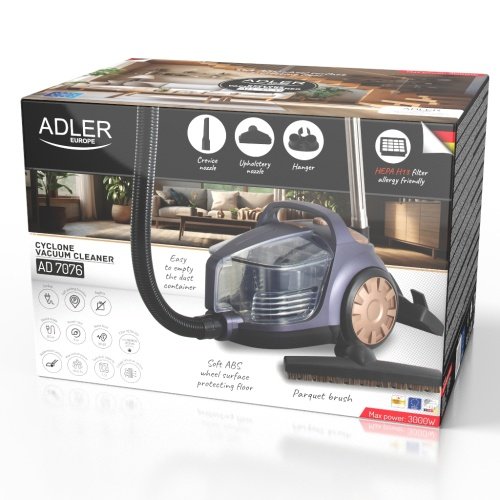 Ciklona putekļsūcējs 3,5 l | Jauda 3000 W | HEPA 13 filtrs