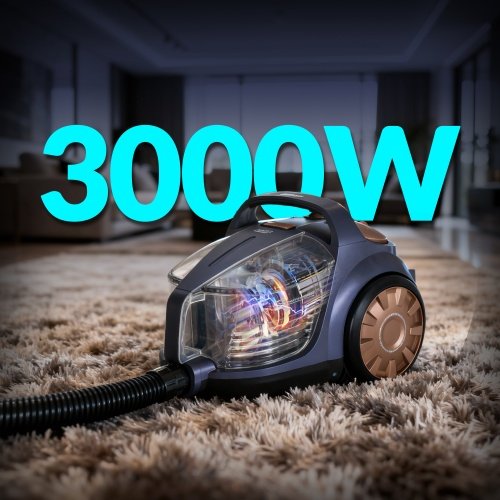 Ciklona putekļsūcējs 3,5 l | Jauda 3000 W | HEPA 13 filtrs