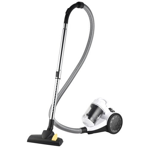 Cikloniskais putekļsūcējs, 16 000 Pa, HEPA H13, 3 pakāpju filtrēšana, 1,5 l putekļu tvertne, jaudas regulēšana, 69 dB, teleskopiskais stienis, 2-in-1 suka
