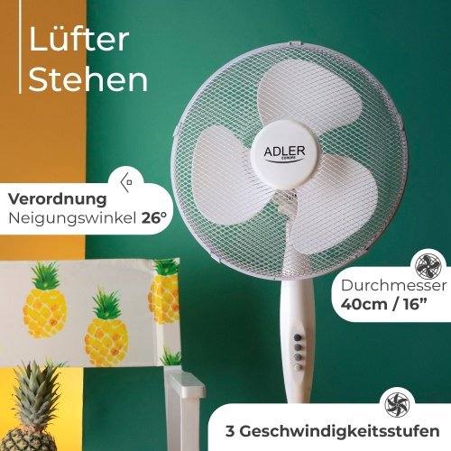 Ventilators uz statīva 40cm